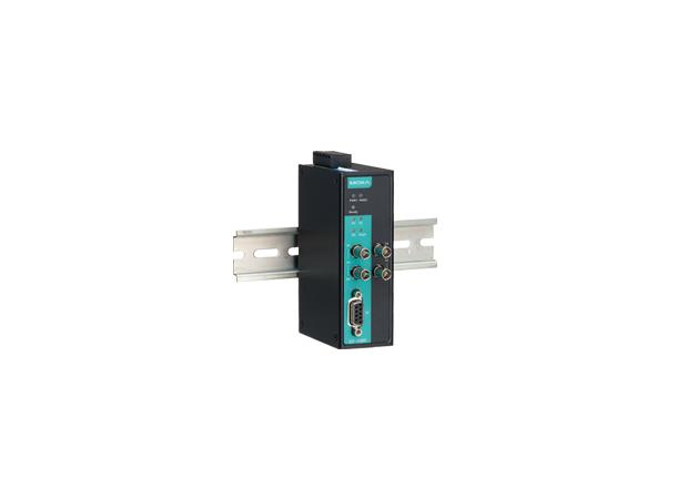 Moxa ICF-1280I-M-ST-T PROFIBUS to fiber converter, -40 to 75°C 